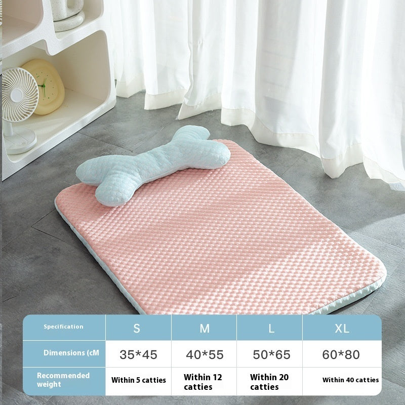 Cooling Pet Bed – Breathable Summer Mat for Dogs & Pet